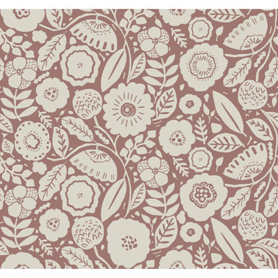 Camille Floral Wallpaper Roll