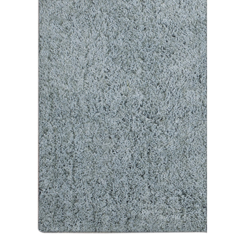 Tapis bleu ciel à poils longs 8 pi x 11 pi