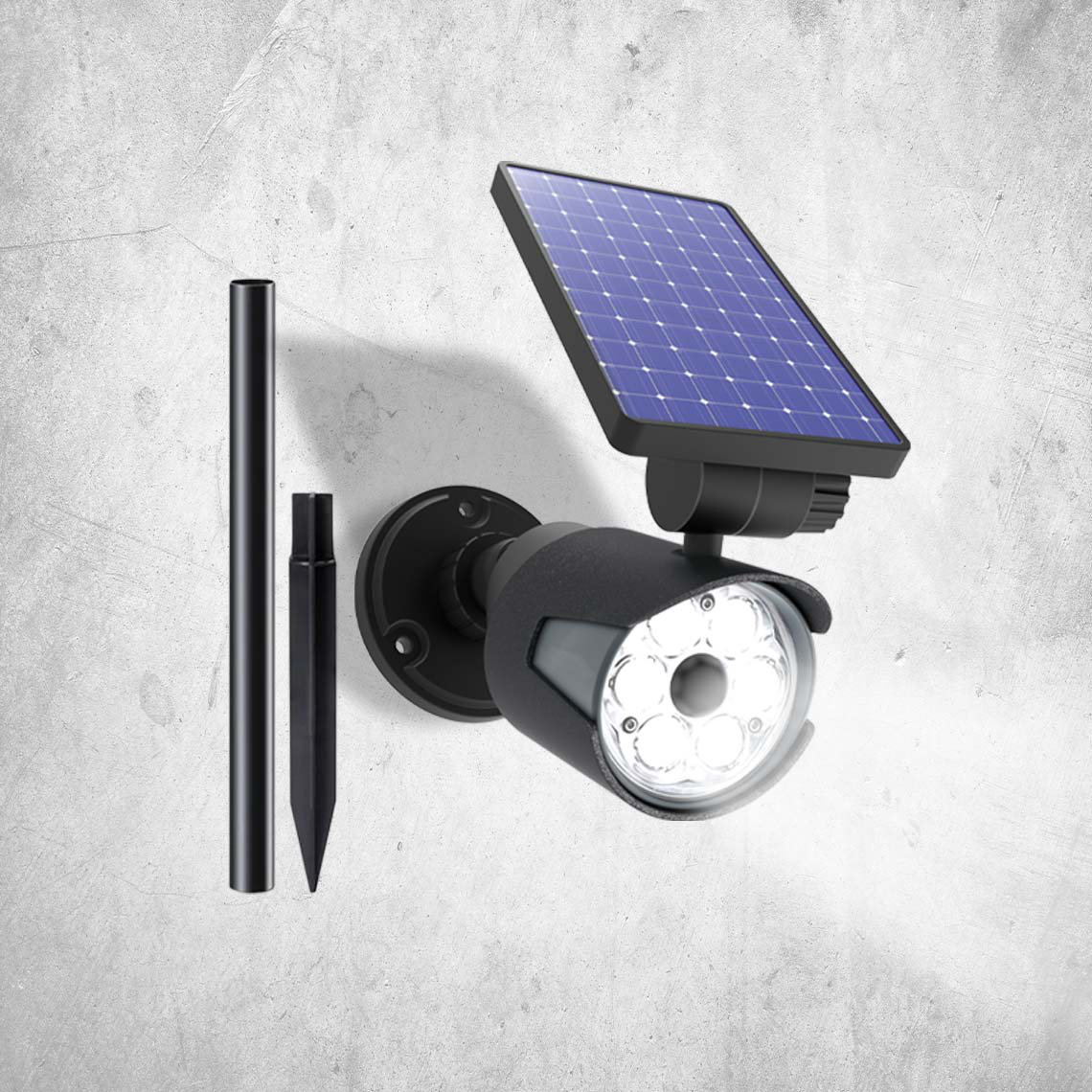 Mediashop Panta 8 Hochleistungs-LEDs Safe Solar Light - LED -Tageslicht-Sensor -Solarbeleuchtung