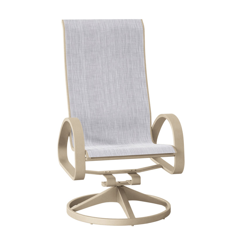 Fauteuil de patio pivotant Hiraku, Désert texturé, Bijou