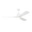 Ventilateur 3 pales 54 pouces Volo II blanc mat avec pales blanc mat-126503975