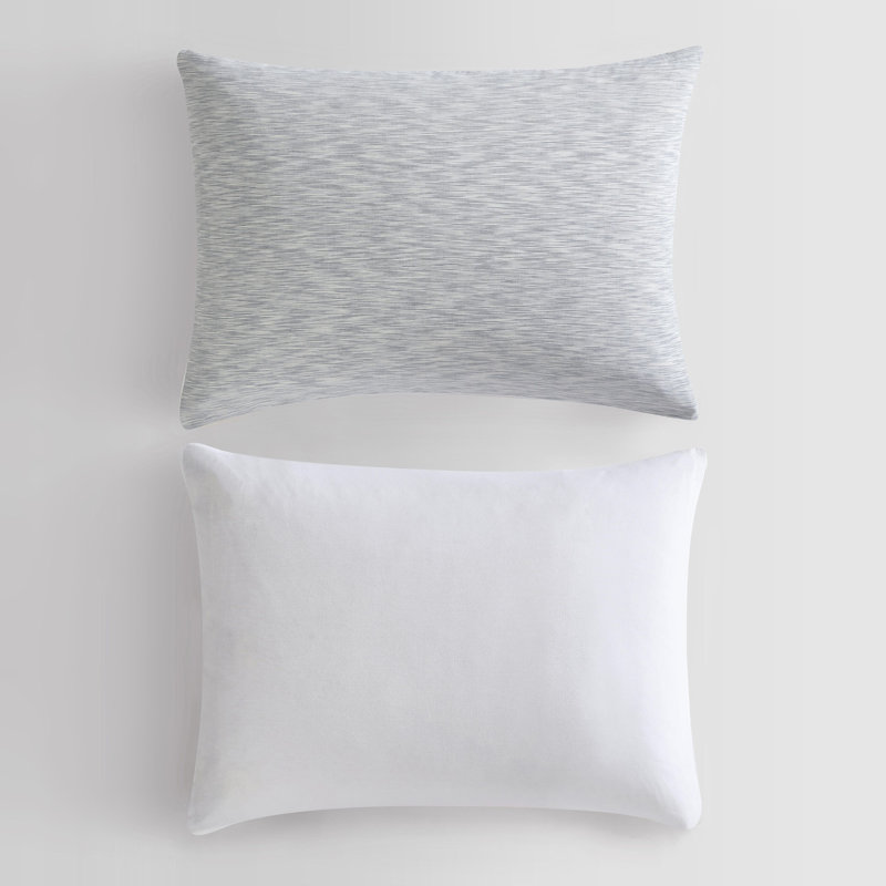 French Grey Organic Cotton Queen Comforter Set