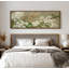 "Elegant White Blossoms and Wheat Botanical Branch", reproduction d'art encadrée-879999027-879999029