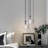 1-light Teardrop Modern Clear Raindrop Glass Pendant-48581797