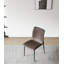 Chaise de salle à manger en cuir à pattes pour chat Italian Minimalist Home-2053506560