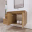 Ensemble de meuble-lavabo simple mural 35 po Hebersham-1122919691
