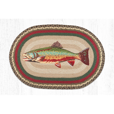  OP-244 Trout Oval Patch 20"x30"