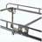 Universal Steel Over-Cab Truck Bed Rack Contractor Pickup Lumber Full Size Rack Adjustable For Kayak, Ladder, Surfboard, Lumber