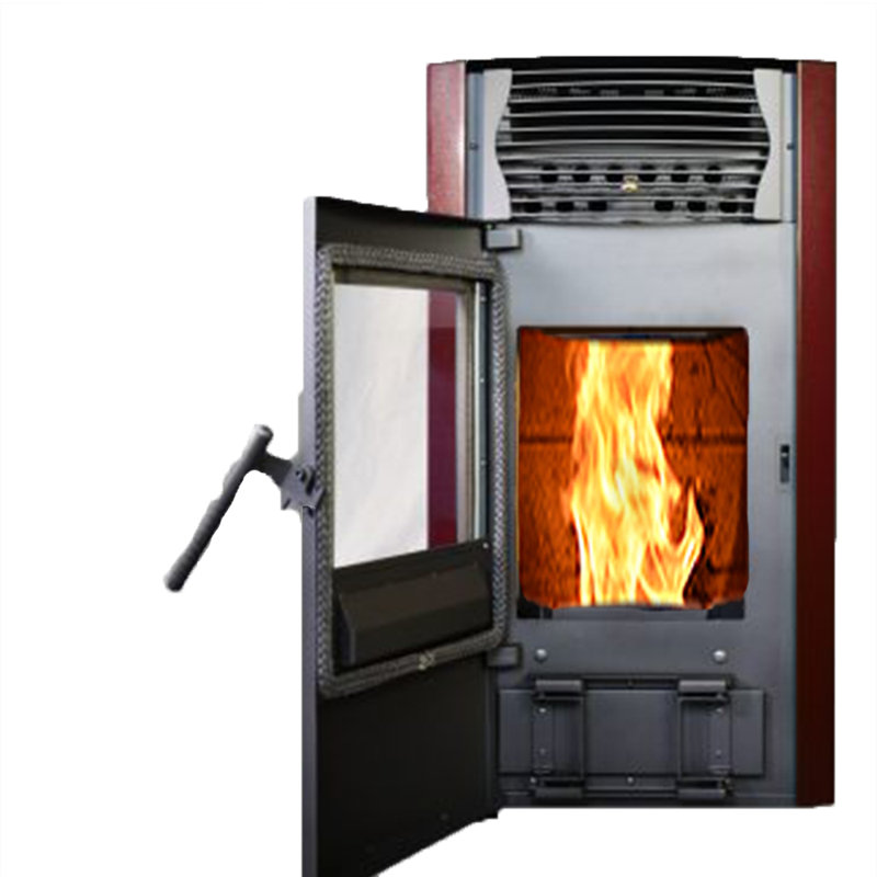 2200 sq. ft. Direct Vent Wood Pellets Free Standing Stove with Blower and Adjustable Thermostat