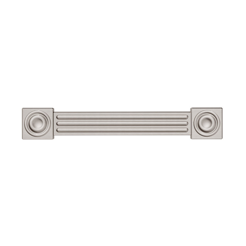 Poignée barre 5 1/32 po Inspiration Transitional, Nickel brossé