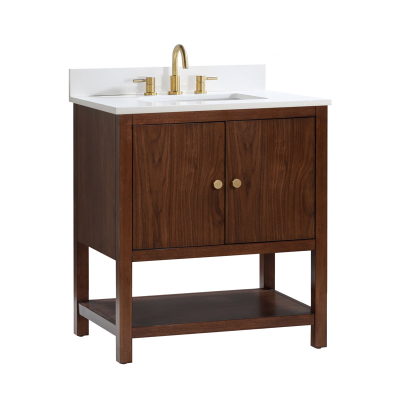 Zoe 30 in. Single Bathroom Vanity with Quartz Top