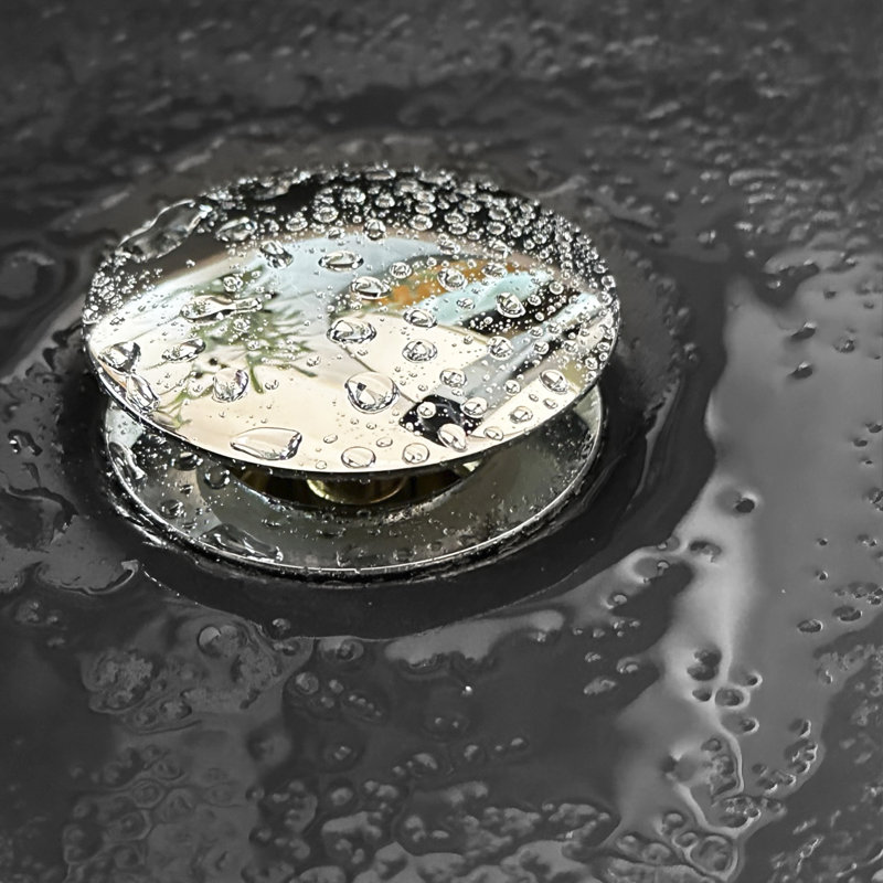 Lavabo de salle de bain élégant Élan sans trop-plein, Chrome poli