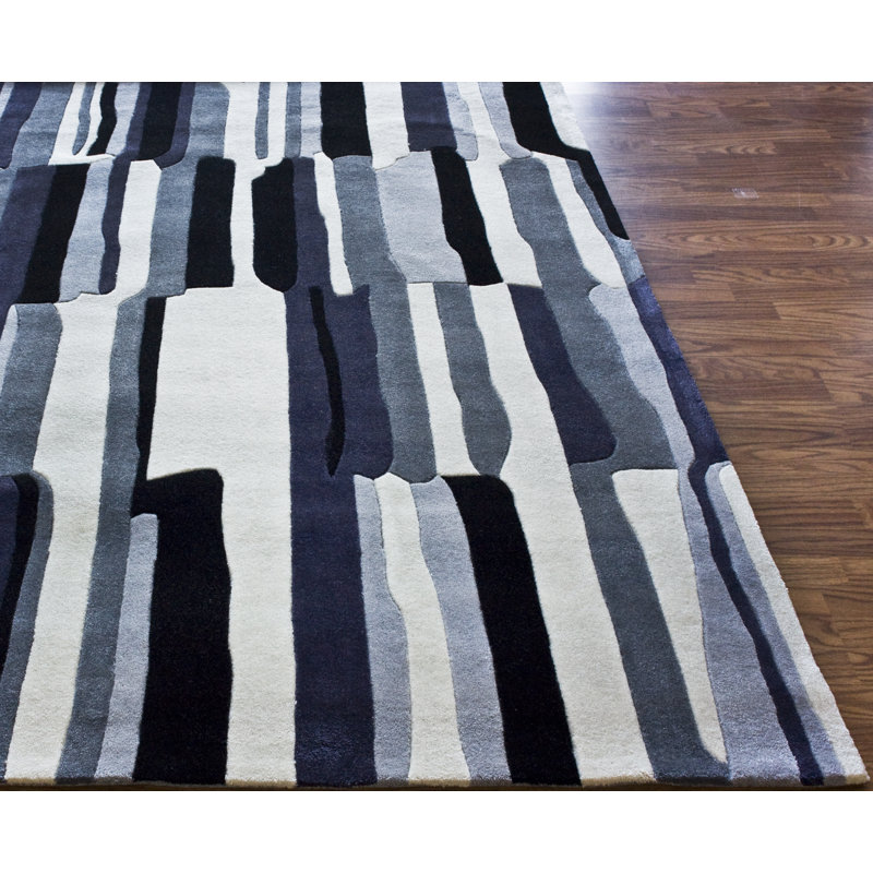 Tapis gris Mikel, Rectangle 5 pi x 8 pi