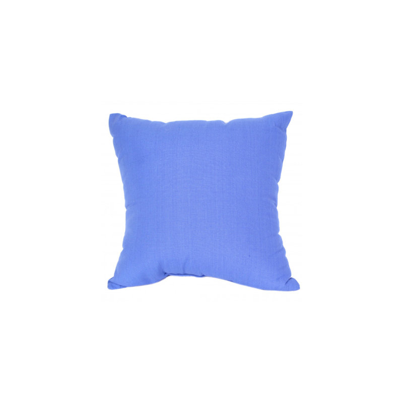  Housse et insert de coussin carré en coton, Bleu pâle