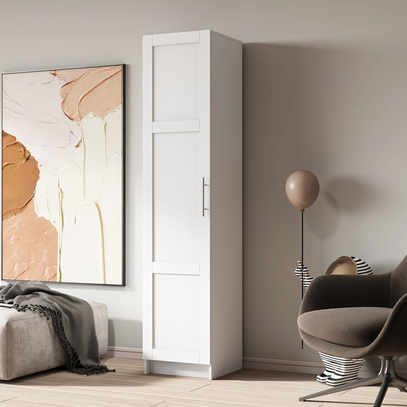 Armoire murale empilable de 69,05 po de hauteur, blanche - idéale pour le garage et plus