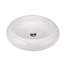 Lavabo de salle de bain circulaire en porcelaine vitreuse tranquility