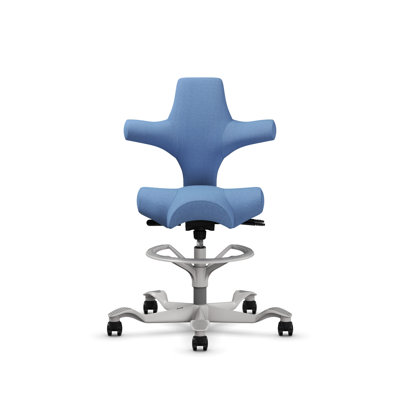 Fauteuil réglable en hauteur avec repose-pieds HœG Capisco