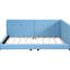 Lit tapissier grand, bleu avec - lit de grande taille de construction moderne, matériaux-1332881308-1332881305