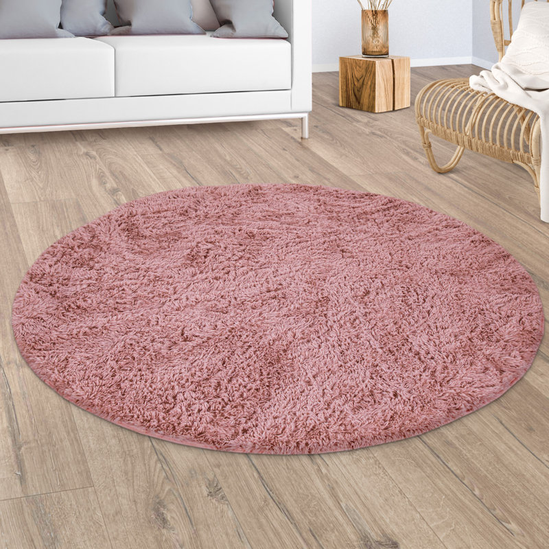 Gatica Shag Area Rug, Round 200cm