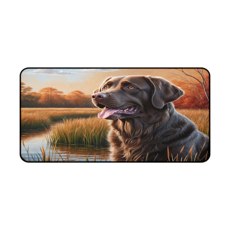Polyester Desk Pad, 14.4x12.1