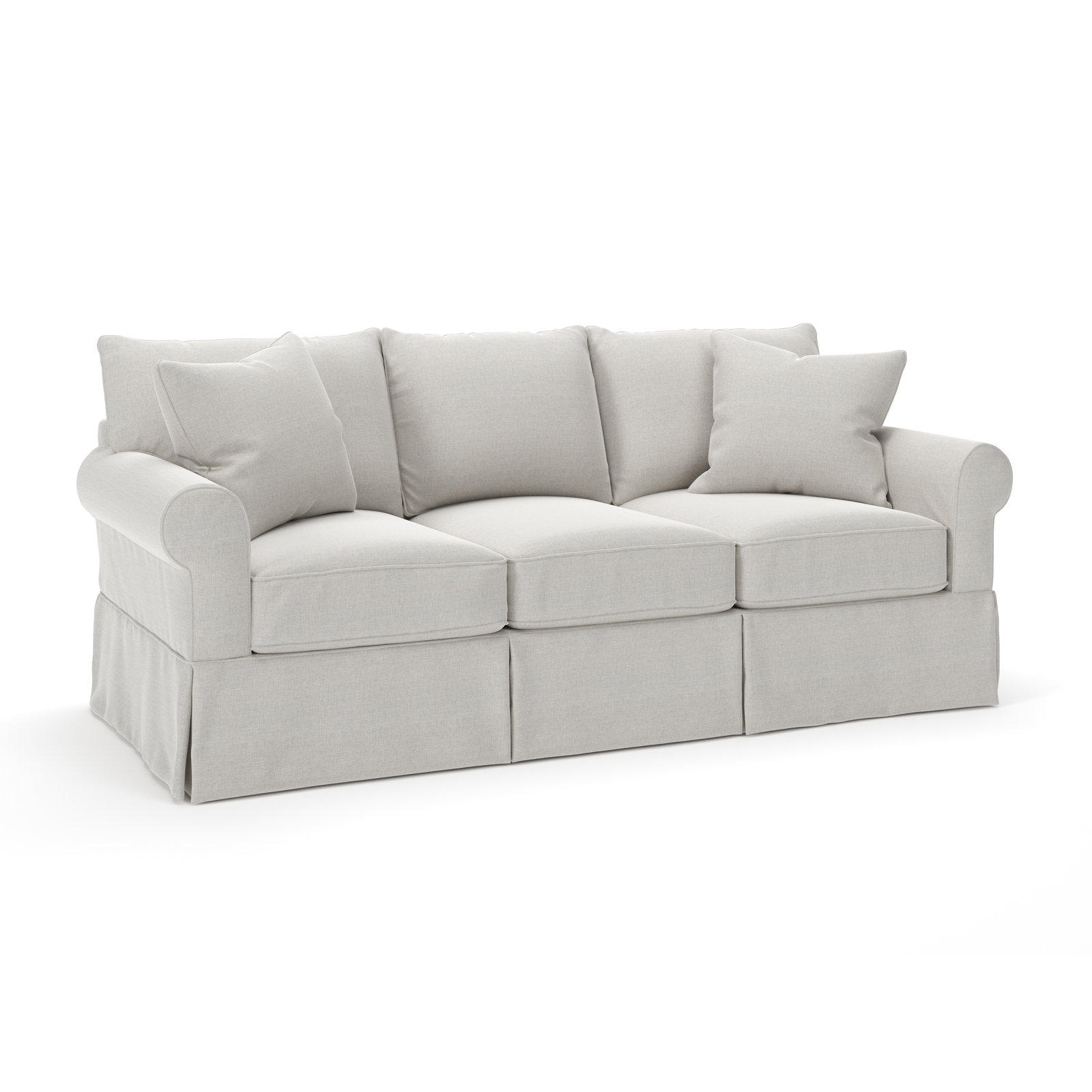 Amari 89'' Sofa, Dursky Ivory