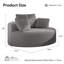 Fauteuil demi-tonneau rembourré Addisin-594029237