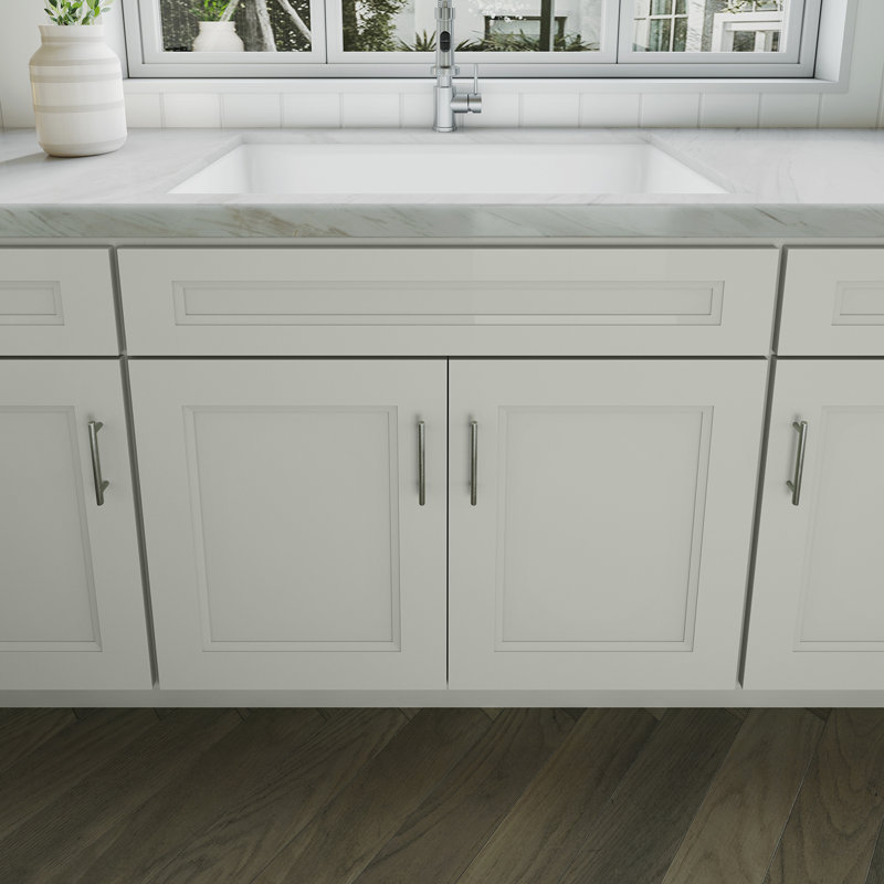 Armoire de cuisine à évier Sinber, 36", Double shaker Laguna Grey