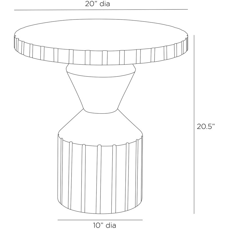 Calypso Accent Table