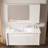 Modern simple cream style bathroom cabinet
