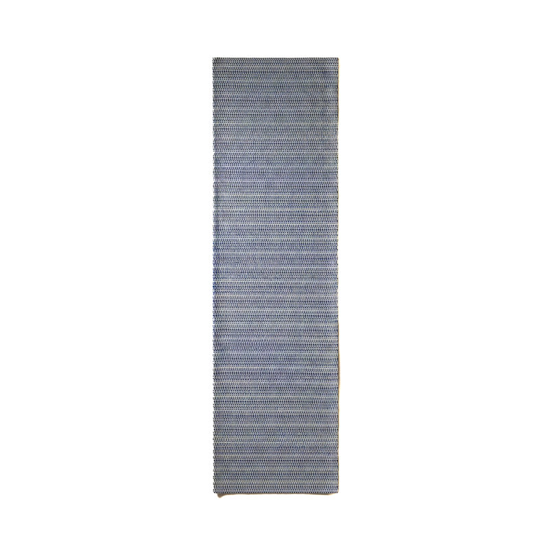 Navy Blue Compass Line Indoor Outdoor Table Runner 14x72