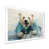 White Single Picture Framed