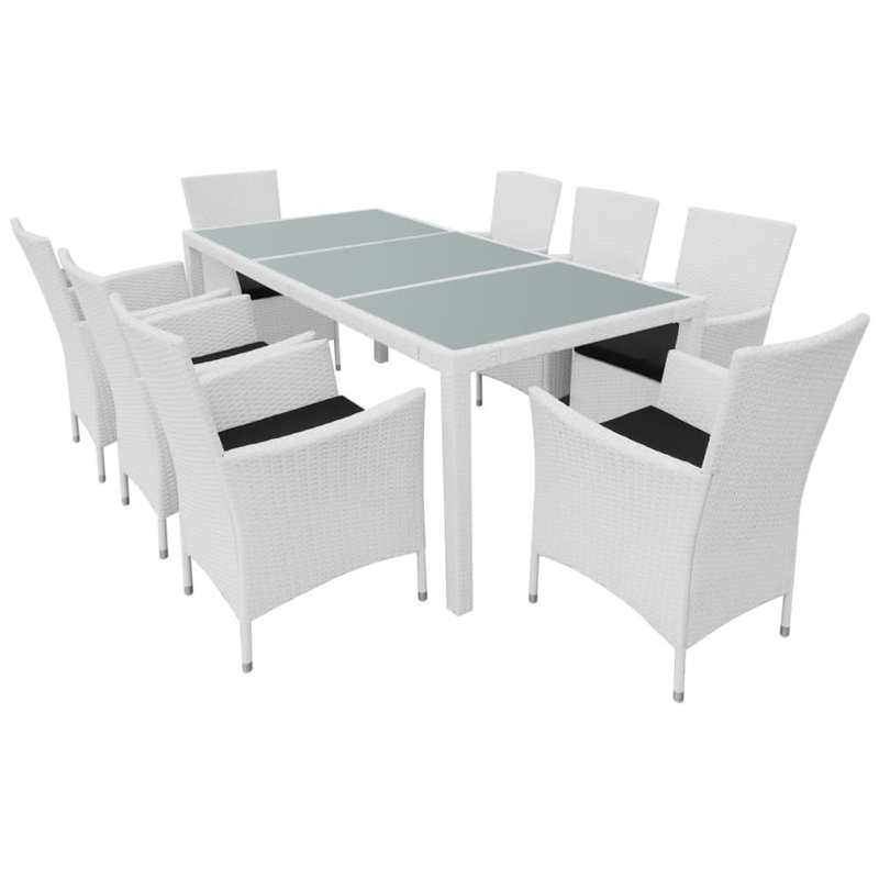 Alanis Rectangular 8 - Person Dining Set with Cushions
