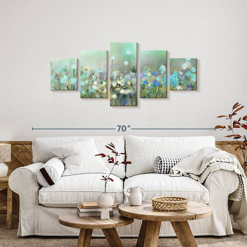 Enchantement floral, H 24 po x l 55 po