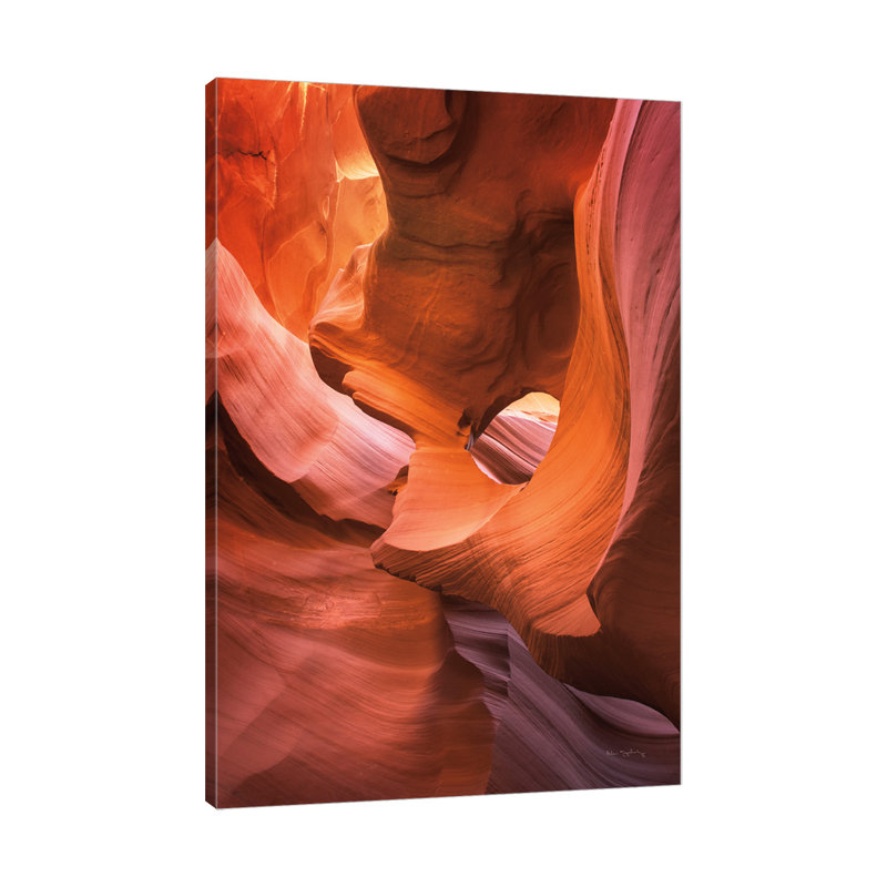 «Lower Antelope Canyon IX», toile tendue par Alan Majchrowicz, H 24 po x l 16 po x P 1,5 po