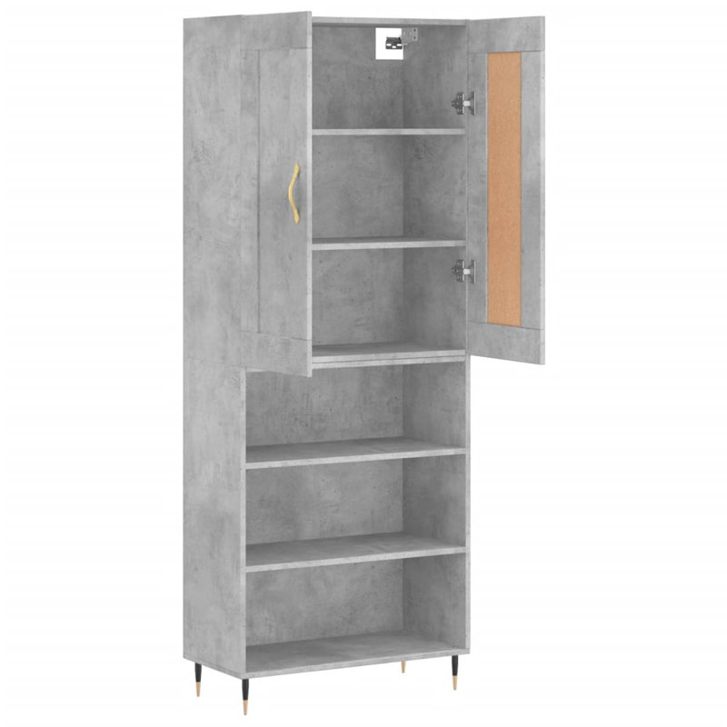 Chantille 69.5cm Sideboard, Concrete Grey