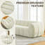 Canapé chenille en mousse pure, conception de nuage matelassé moderne, assise profonde, confortable pour les salons, les chambres et les appartements-1474640064