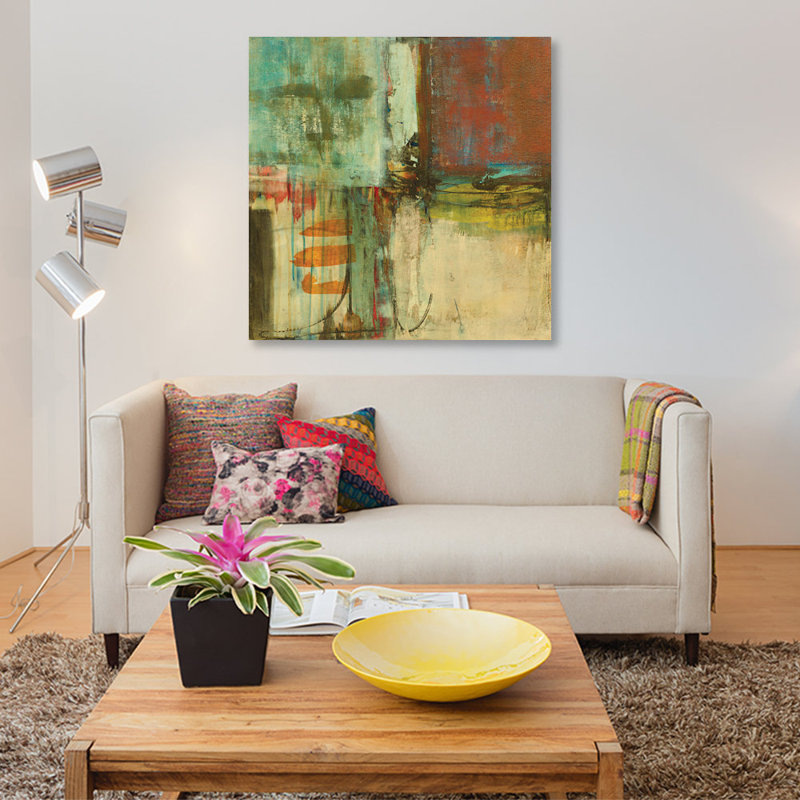 « fulfillment », reproduction sur toile, H 18 po x l 18 po x P 1,5 po, Pas de tapis, Toile tendue
