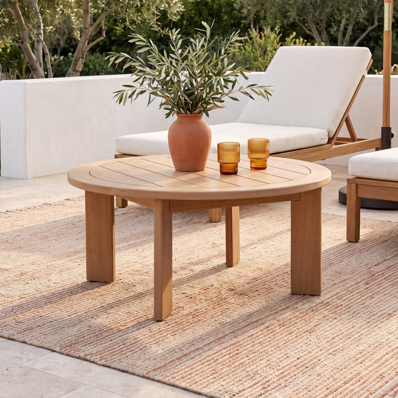 Frances Eucalyptus Patio Coffee Table