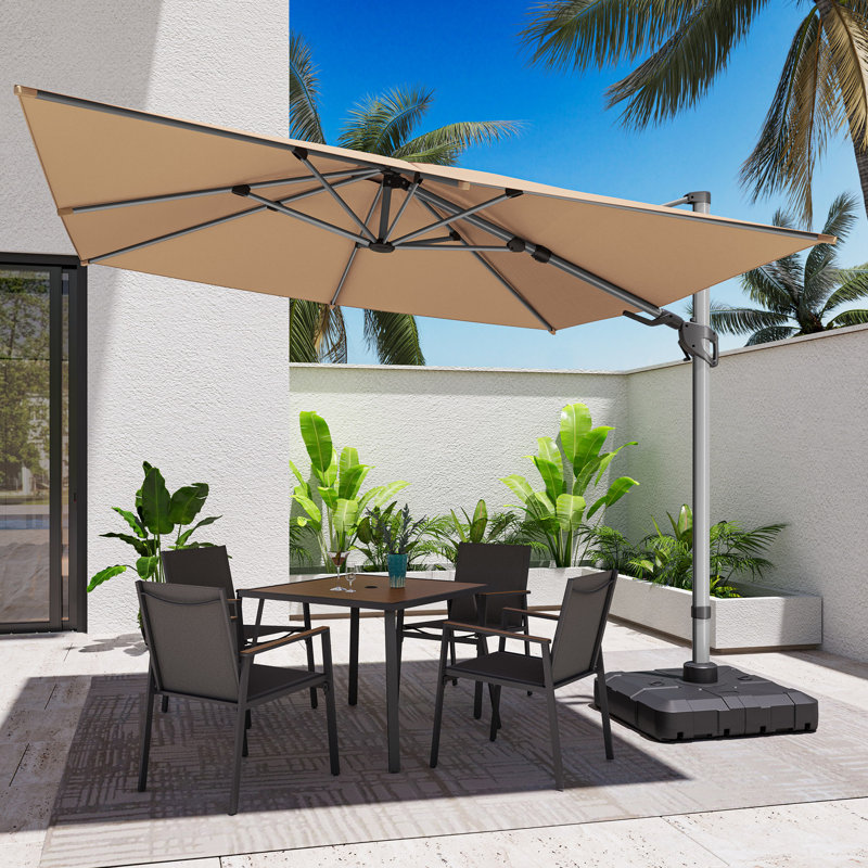 Nevzeta 121'' Cantilever Umbrella, Khaki