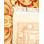 Tapis unique ivoire / orange / rouge noué à la main 4 pi 3 po x 5 pi 8 po Vang Mogul