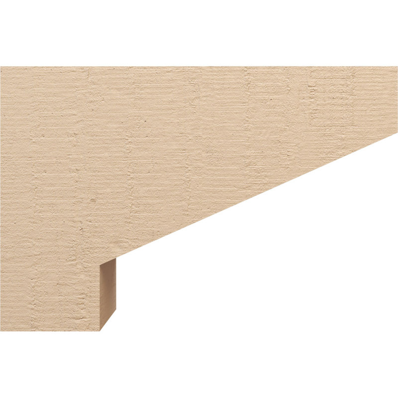Bois de cèdre brut Clemmons TimberThane Corbel, apprêté brun clair, H 24 po x l 12 po x P 36 po