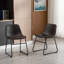 Chaise d'appoint revêtue de similicuir Davey-386379603