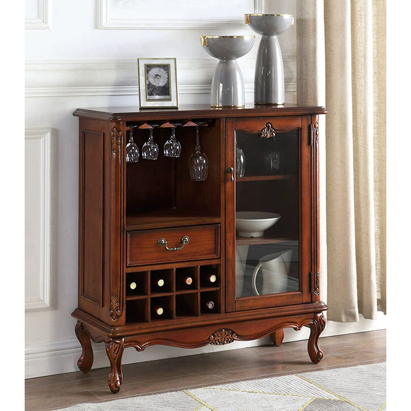37.40" Rectangular Solid Wood Wine Racks, Brown