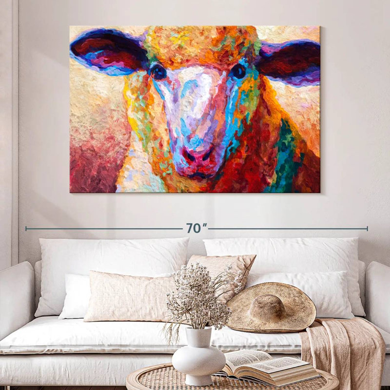 Brampt Dorset Ewe, 34" H x 51" W