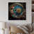 White Floater Framed