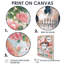 Décoration de crâne de pirate rose et vert Blooms IV - Bord de mer-521065099-521065103