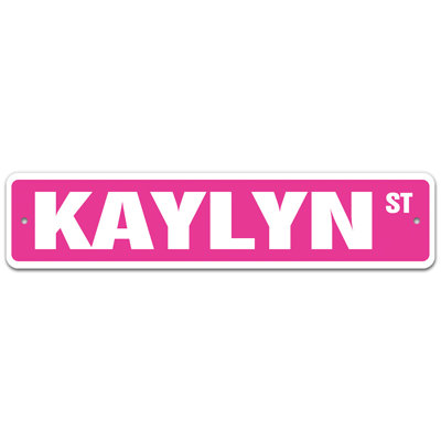 Plaque de rue Krystynn