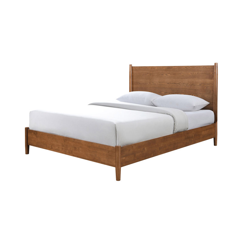 Tête de lit double noyer massif