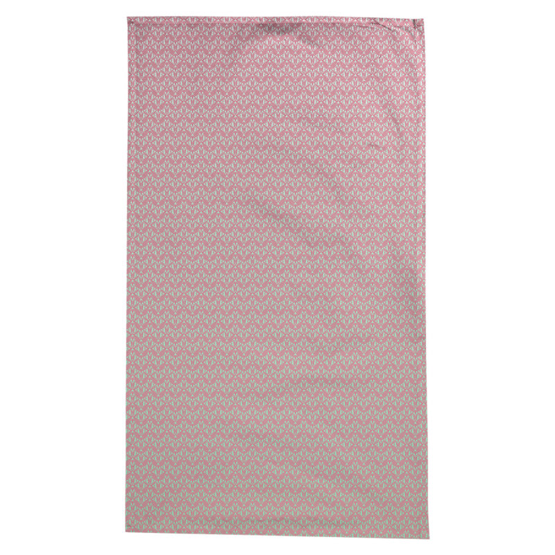 Nappe art déco Leffel, Rose et vert ombragé
