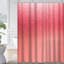Rideau de douche rose et rouge avec 12 crochets-1779095978